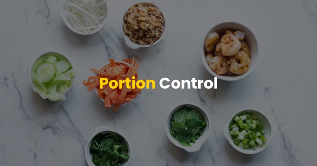portion control for healthy weight loss