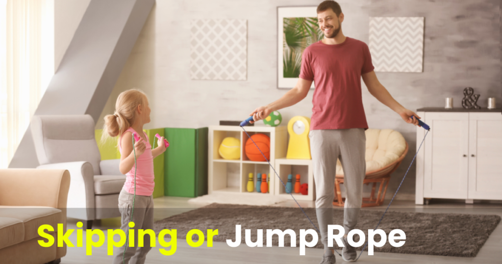 skipping or jump rope