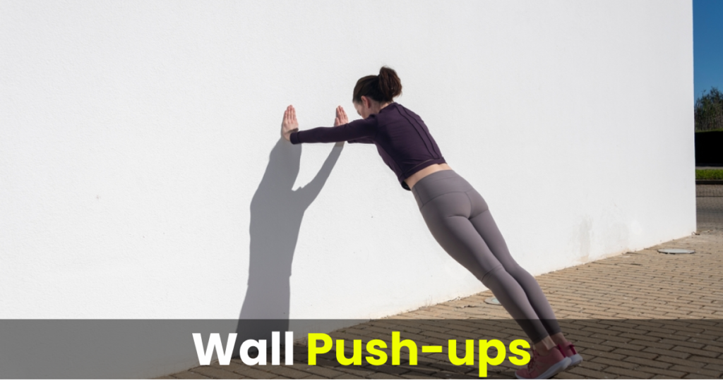 wall push-ups