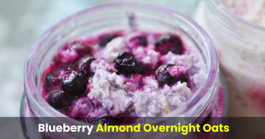 blueberry almond overnight oats