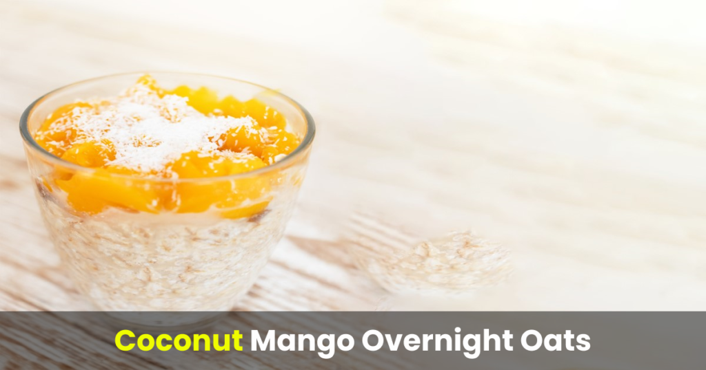 coconut mango overnight oats