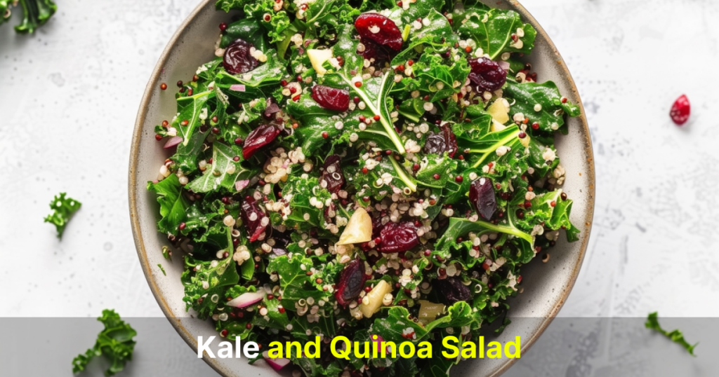 kale and quinoa salad