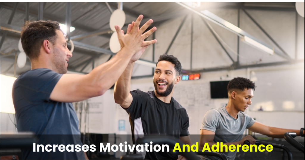 increases motivation and adherence