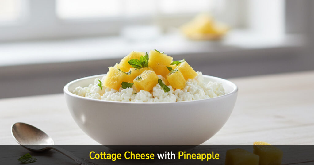 cottage cheese with pineapple