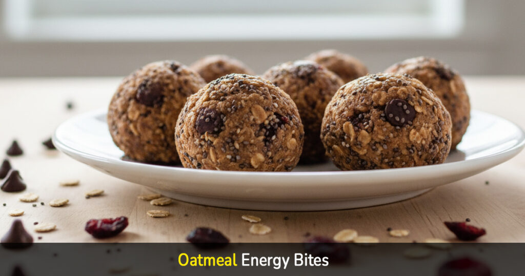 oatmeal energy bites