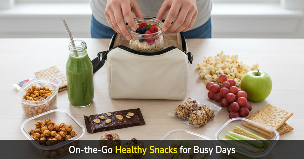 on-the-go healthy snacks for busy days