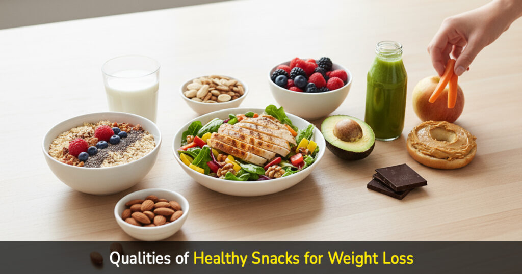 qualities of healthy snacks for weight loss