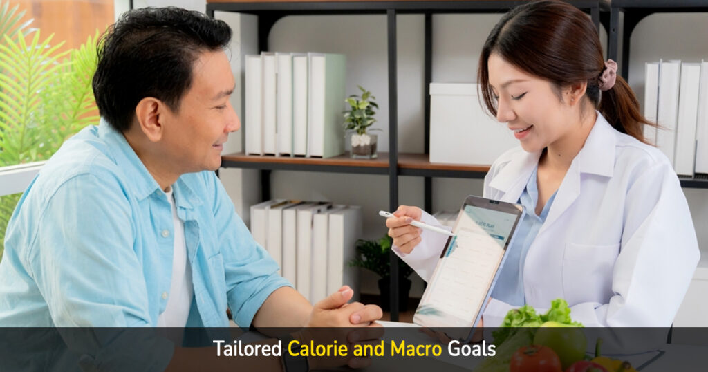 tailored calorie and macro goals