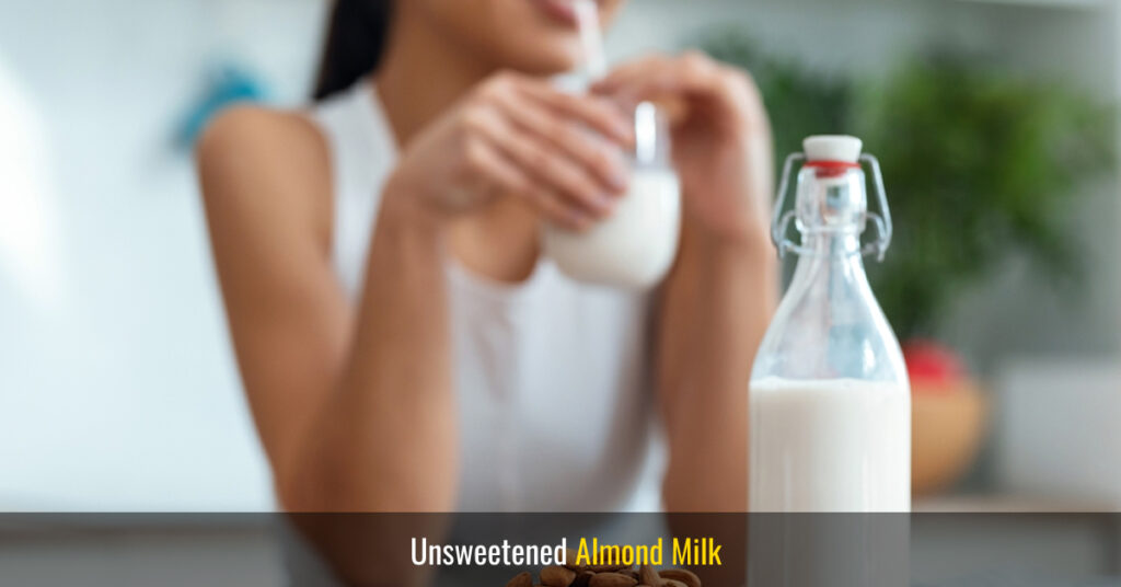 unsweetened almond milk